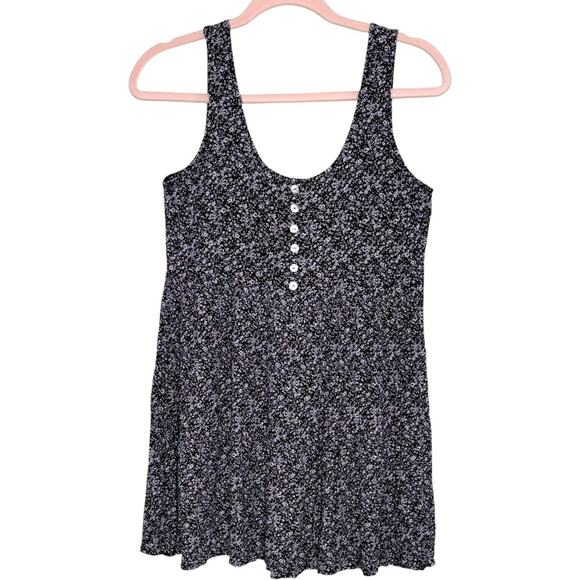 Forever 21 Ruffled Tank Tops Floral Print Sleeveless V Neck Flowy Blouse Small - Picture 1 of 8